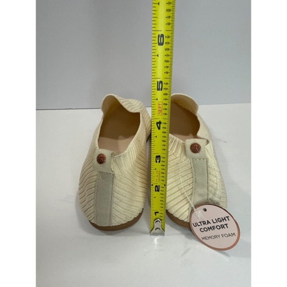 Danskin Ballet 9 Flats Stretchy Knit Preppy Minimalist Workwear Ballerina Shoes - Picture 5 of 9